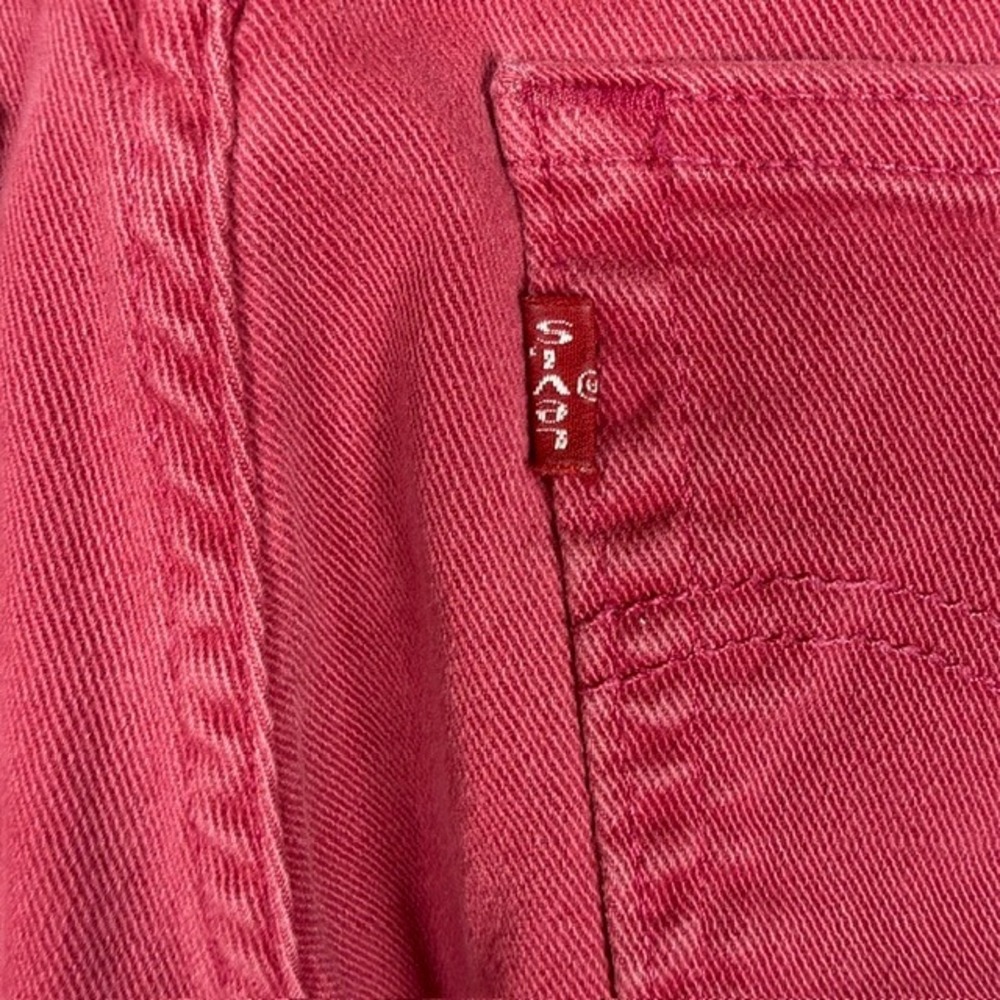 Vintage 1994 Levi's 512 High Waisted Jeans Error Mis-tab Upside Down USA Made 6 - Picture 7 of 14